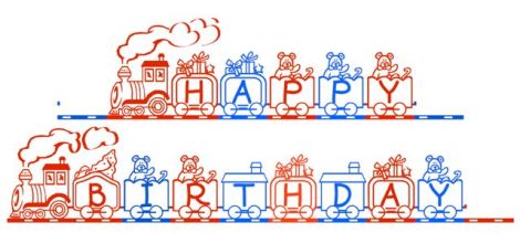 happy birthday train copy