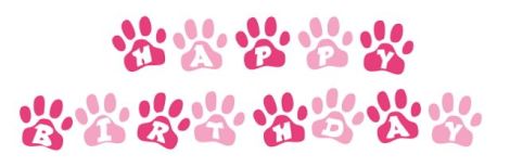 happy birthday paws pink copy
